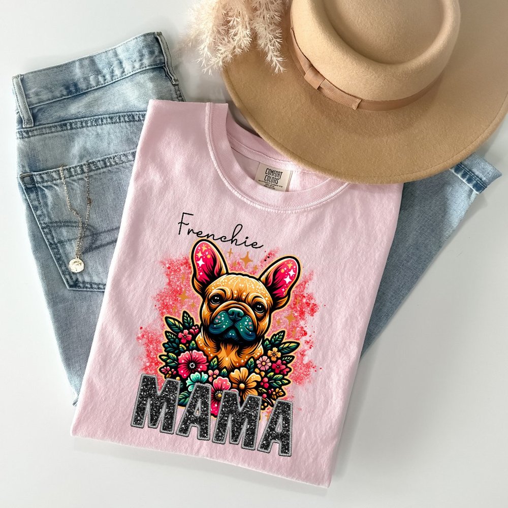 Frenchie Mama | Comfort Colors Graphic Tee